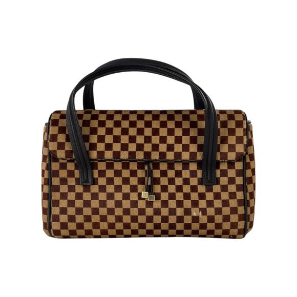 Louis Vuitton Vintage Damier Sauvage Calf Hair Handbag - Picture 1 of 8